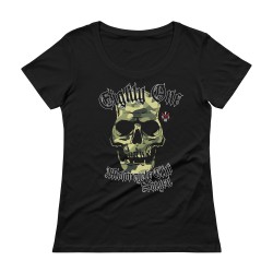 Women - T-Shirt - Camo Skull